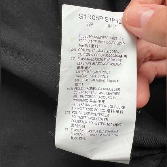 Emporio Armani leather jacket - Picture 8 of 8